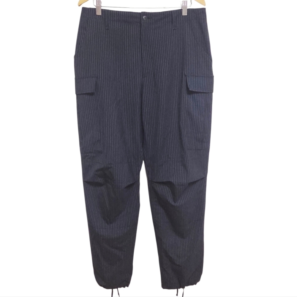 Rag & Bone Sands Trousers Salstripe Navy Size 10 - Picture 3 of 12